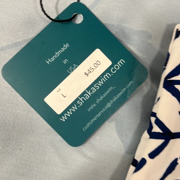 Blue pattern bikini - Picture 2 of 4